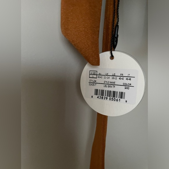 NWT ANDREA IYAMAH Ubu Bikini Set in Sand - Large - Picture 8 of 17